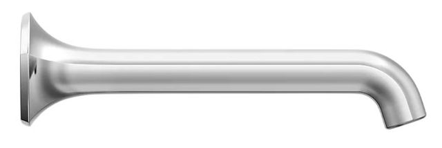 KOHLER® Occasion® Polished Chrome Wall-Mount Bathroom Sink Faucet Spout with Straight Design-2