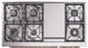 Ilve® Nostalgie II Noblesse 48'' Custom RAL Color Pro Style Dual Fuel Range with Copper Trim-2