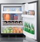 Summit® 5.1 Cu. Ft. Black Stainless Steel Under the Counter Refrigerator-3