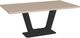 Amisco Customizable Amelia 72" Rectangular Dining Table with 1.63" White Oak Veneer Top-0