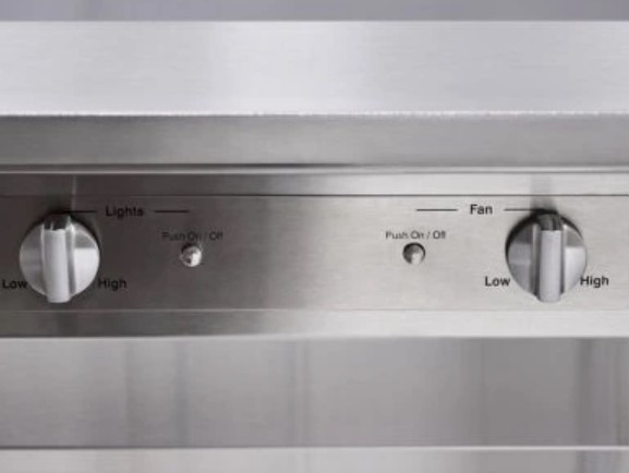 Viking® 30” Daffodil Chimney Wall Hood with Standard Ventilator-4