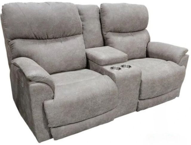 Stanton™ Customizable 843 Power Dual Reclining Console Loveseat with Power Headrest and Lumbar-0