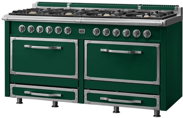 Viking® Tuscany 66" Ivy Pro Style Dual Fuel Range with 2 Induction-2