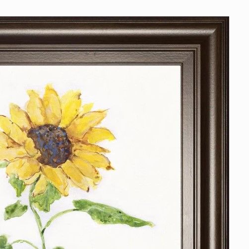 Classy Art Sunflower I by Sally Swatland Framed Wall Art-1