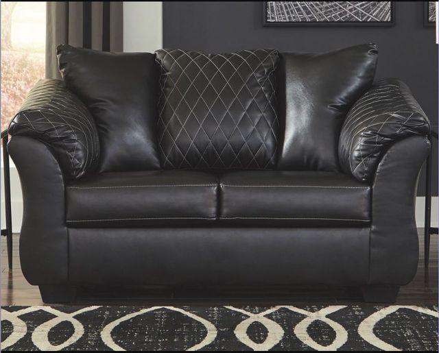 Signature Design by Ashley® Betrillo Black Loveseat-3