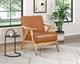 Homelegance® Damala Matt Brown/Natural Accent Chair-1