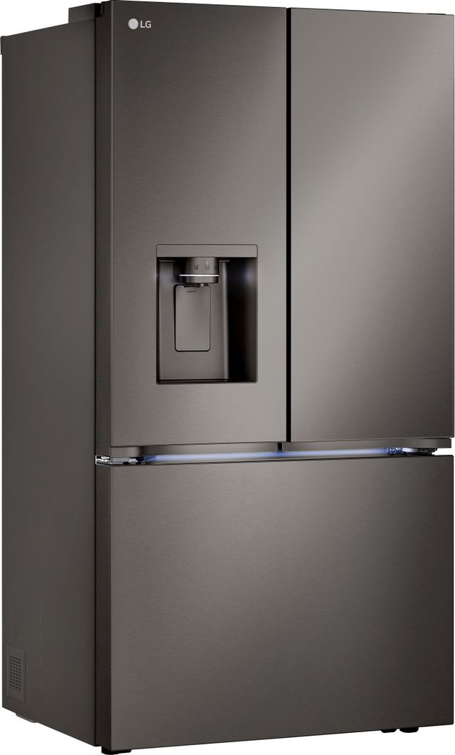 LG 25.5 Cu. Ft. Smudge Resistant Black Stainless Steel Counter Depth French Door Refrigerator -2