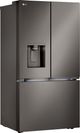 LG 25.5 Cu. Ft. Smudge Resistant Black Stainless Steel Counter Depth French Door Refrigerator -1