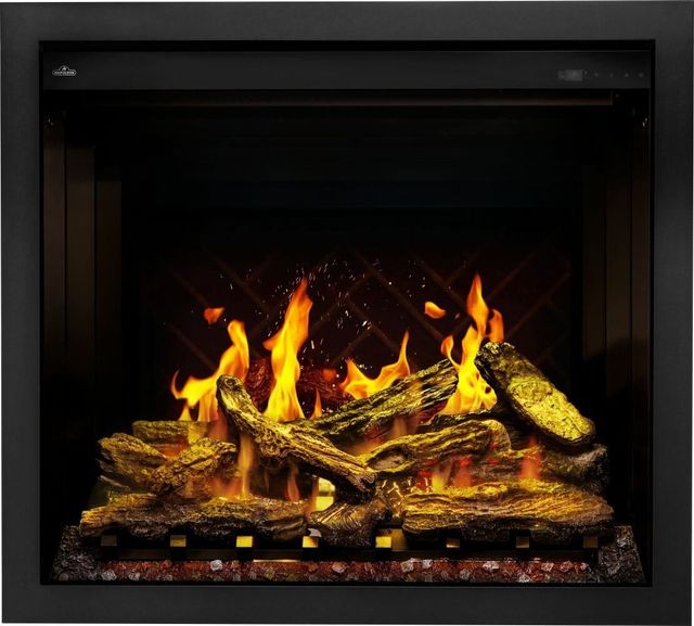 Napoleon Elevation™ X Series 36'' Black Built-In Electric Fireplace with Virtual Flame Technology-0