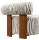 Furniture of America® Niobe Beige Accent Chair-5