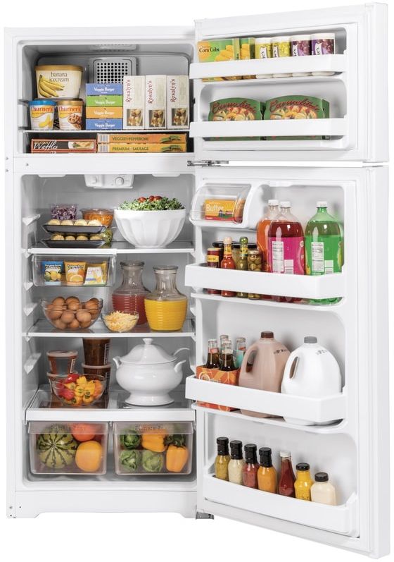 Crosley® 28 in. 17.5 Cu. Ft. Black Top Freezer Refrigerator-2