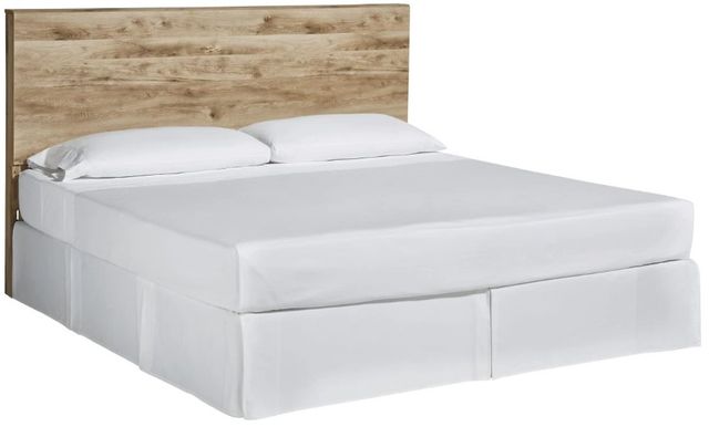 Signature Design by Ashley® Hyanna Tan King Panel Headboard-1