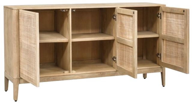 Home Trends & Design Casablanca Natural White Sideboard-1