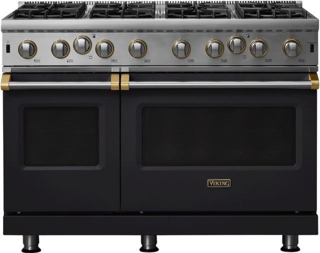 Viking® 5 Series 48" Onyx Liquid Propane Pro Style Gas Range-0