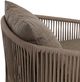 Four Hands Porto Ellor Brown/Khaki Olefin/Polypropylene Outdoor Swivel Chair-5