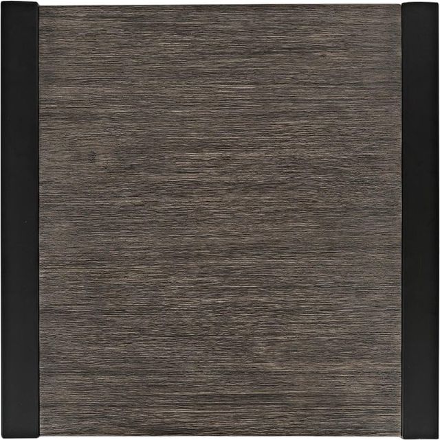 Jofran Inc. Pinnacle Platinum End Table with Black Frame-2