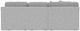 Jackson Furniture Logan 2-Piece Gray Left-Arm Facing Loveseat Sectional and Chaise-3
