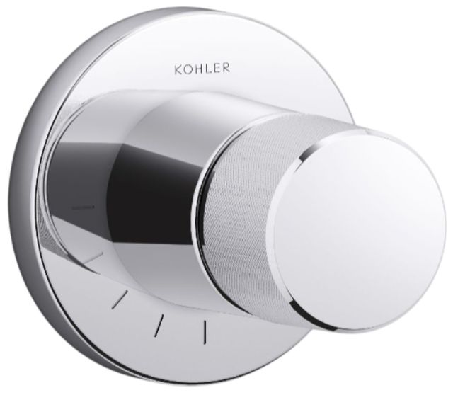 KOHLER® Components® MasterShower® Polished Chrome Volume Control Valve Trim with Oyl Handle-0