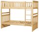 Homelegance® Bartly Natural Pine Twin Over Twin Bunk Bed-4