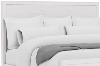 Riverside Furniture Rosalie White Caps King Panel Headboard