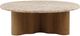 Dovetail Furniture Reyan Beige/Natural Coffee Table-2