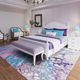 Dalyn™ Rug Company Kikiamo KK19 Lavender 5'x8' Area Rug-3