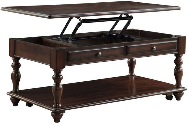 Mazin Furniture Lovington Espresso Cocktail Table-1