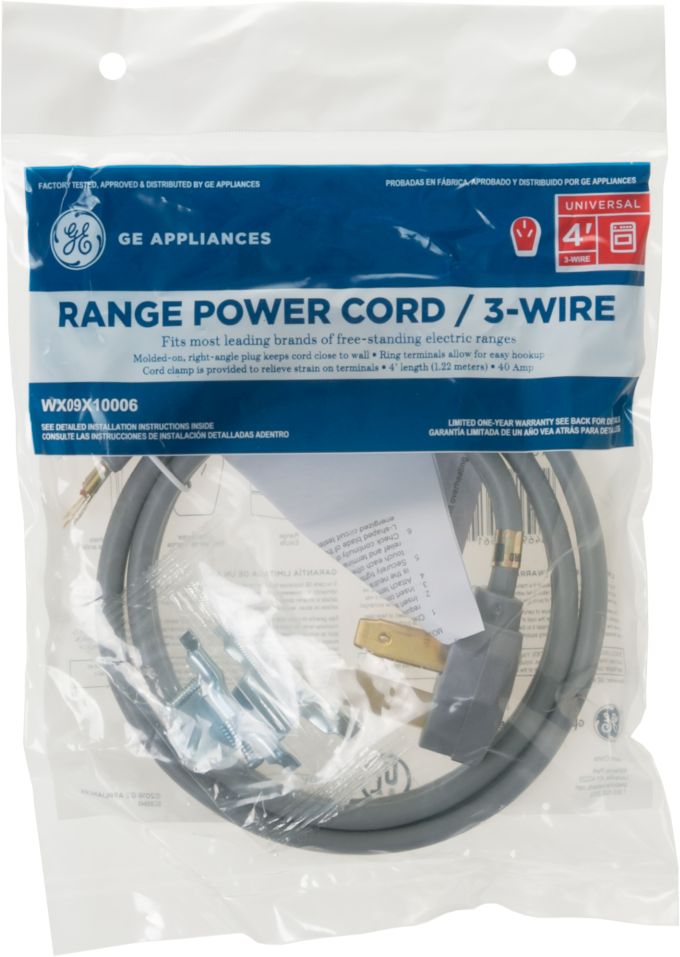 GE® 4' Power Cord | Home Appliance Solutions