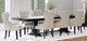 Coaster® Florence 9-Piece Antique Black/Beige Dining Table Set-0