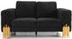 VIG Furniture Divani Casa Georgia Black Modern Loveseat-1