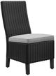 Signature Design by Ashley® Beachcroft 2-Piece Black Outdoor Side Chair-2