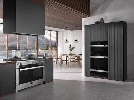 Miele 30" Clean Touch Steel Single Electric Wall Oven