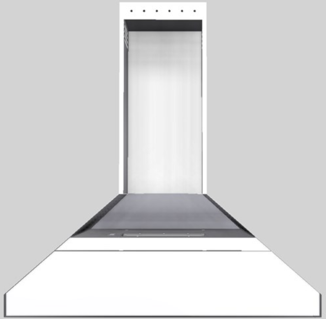 Vent-A-Hood® 36" White Wall Mounted Range Hood-1