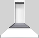 Vent-A-Hood® 36" White Wall Mounted Range Hood-1