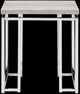 ACME Furniture Chafik Natural Oak End Table with Chrome Base-1