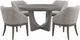 Liberty Furniture Cascade Falls 5-Piece Gray Mist/Satin Espresso Pedestal Dining Set-0