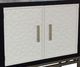 A & B Home Black/Off-White Cabinet-1