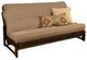 Kodiak Furniture Aspen Linen Stone/Reclaim Mocha Full Futon with Mattress-0