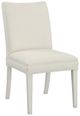 Fairfield® Customizable Entree Dining Concave Short Back Dining Chair with Linen Legs-0