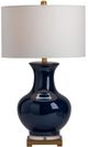 Crestview Collection Blaire Hamilton Blue Urn Table Lamp-1