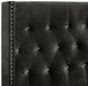 New Classic® Home Furnishings Huxley Black California King Upholstered Panel Bed-4