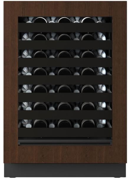 U-Line® Seamless Collection 24" 5.1 Cu. Ft. Panel Ready Wine Refrigerator with Glass Door-2