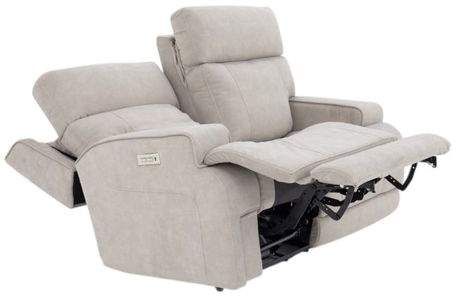 BarcaLounger® Casual Comfort Ashbee Arula Dove Power Reclining Loveseat with Power Headrest-1