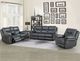 Steve Silver Co. Isabella Gray Manual Reclining Sofa-1