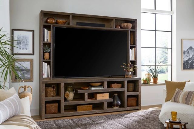 aspenhome® Mackenzie Brindle 97" Console and Hutch-1
