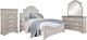 Liberty Furniture Magnolia Manor 4-Piece Antique White California King Panel Bedroom Set-0