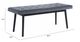Zuo® Tanner Gray & Black Bench-3