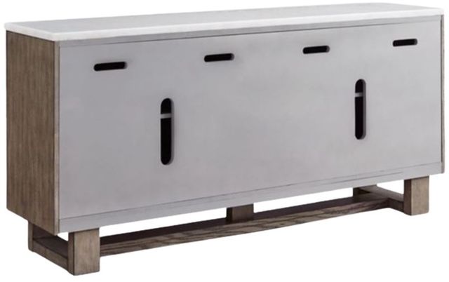 Signature Design by Ashley® Loyaska Grayish Brown/White 68" TV Stand-3