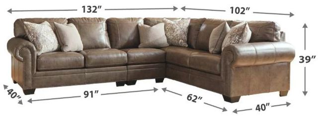 Signature Design by Ashley® Roleson 3-Piece Quarry Sectional-1