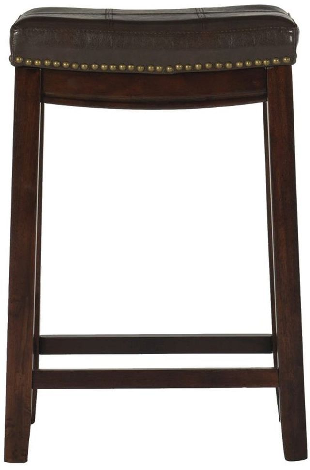 Linon Claridge Dark Brown Counter Stool-3